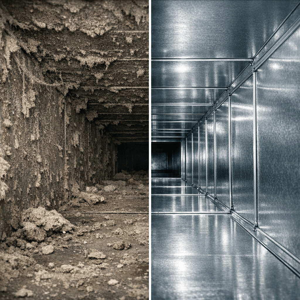 How Often Should You Clean Air Ducts? Annual vs Bi-Annual vs Every 3-5 Years - Professional service process