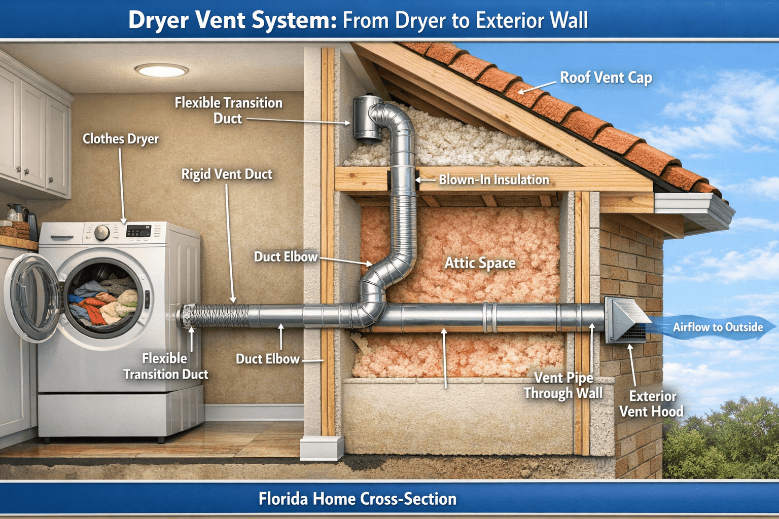Dryer Vent Cleaning Florida: Complete Homeowner Guide
