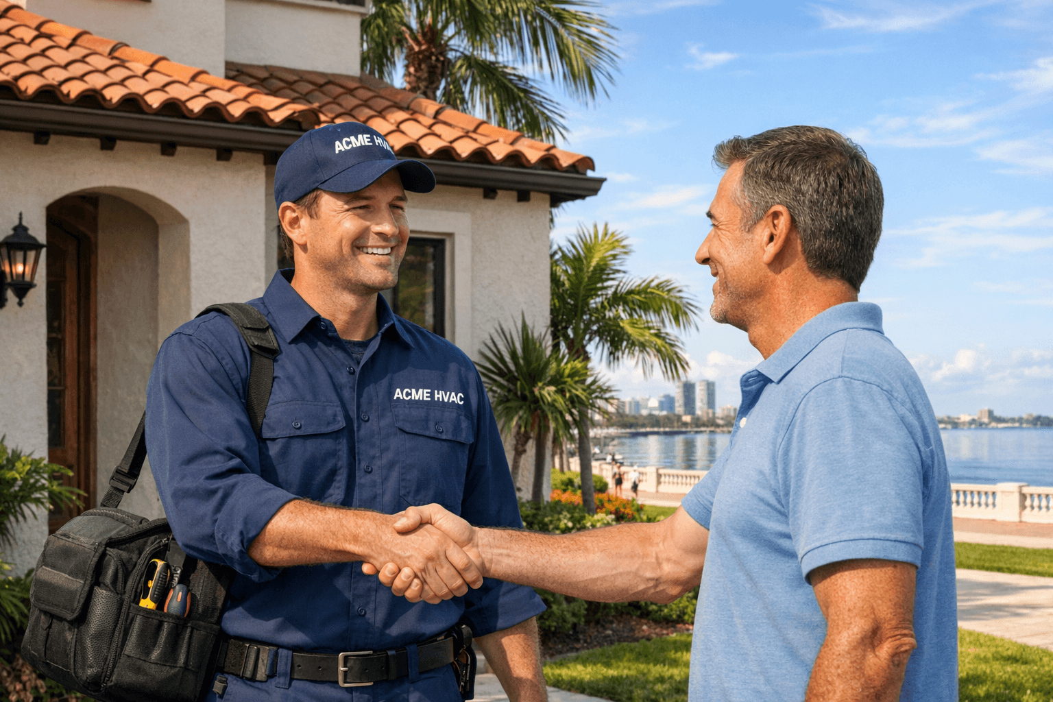 Professional HVAC service in Tampa