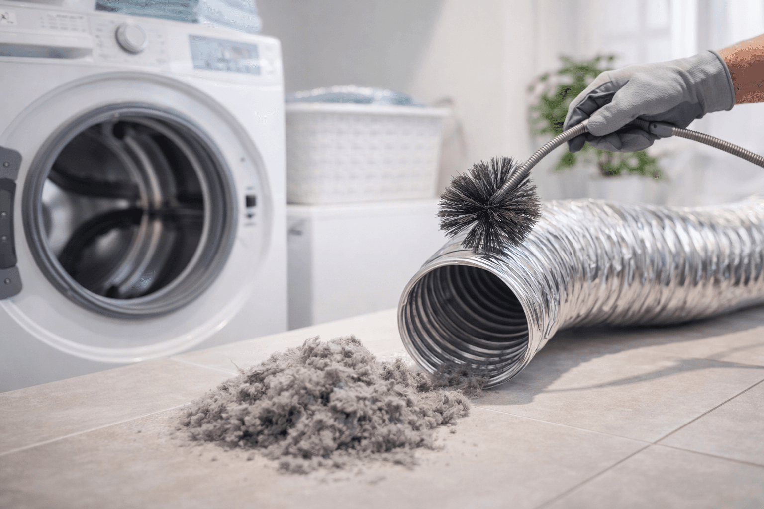 Lint buildup in dryer vent