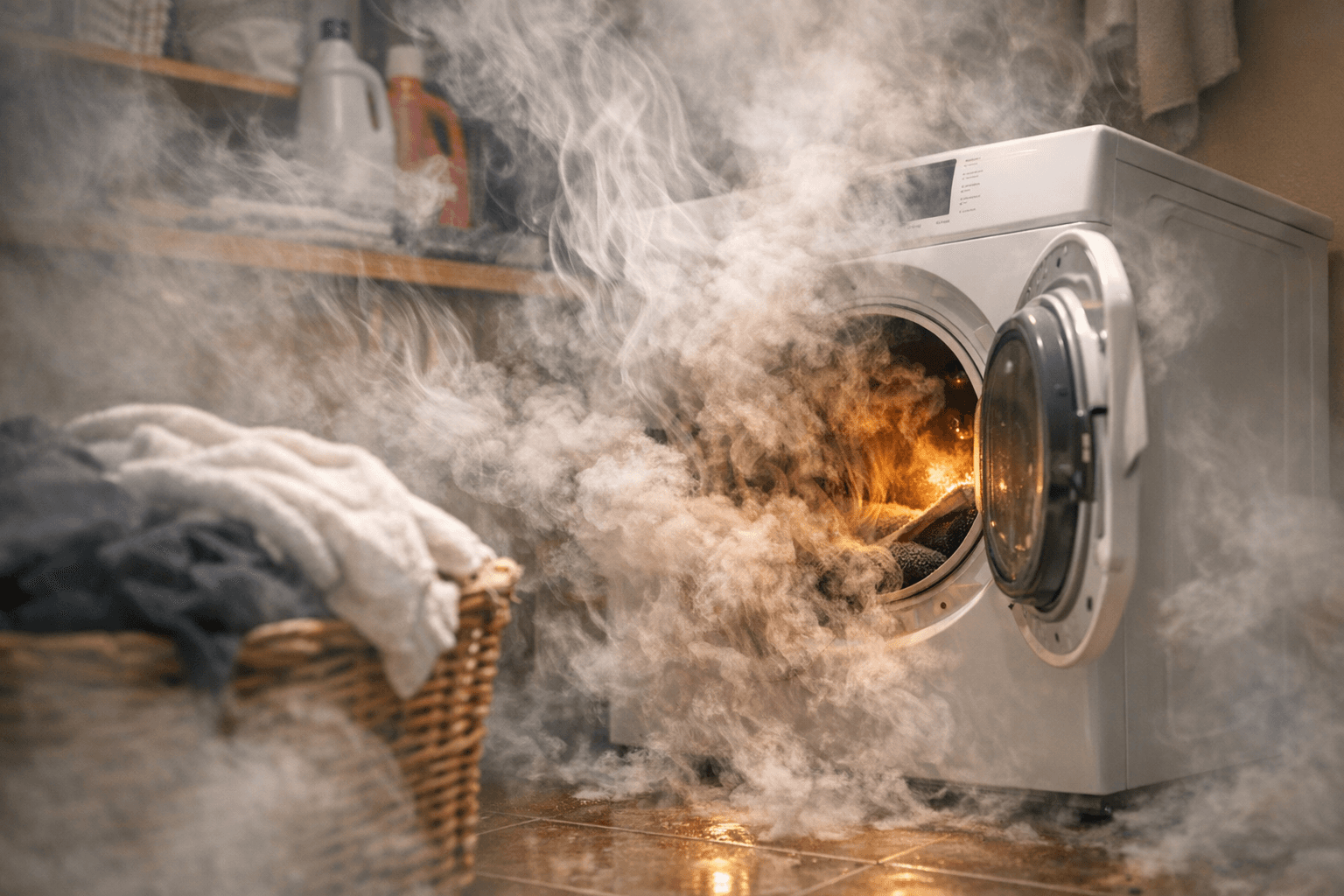 Burning Smell From Dryer: Causes and What to Do Now
