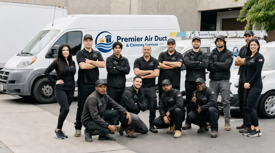 Tampa air duct cleaning service route team