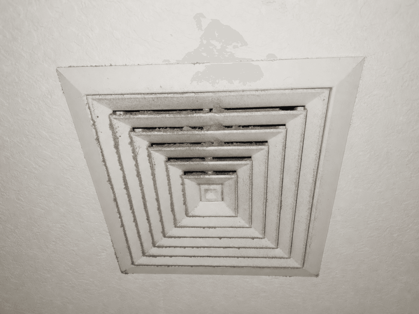 Ceiling Supply before air duct cleaning