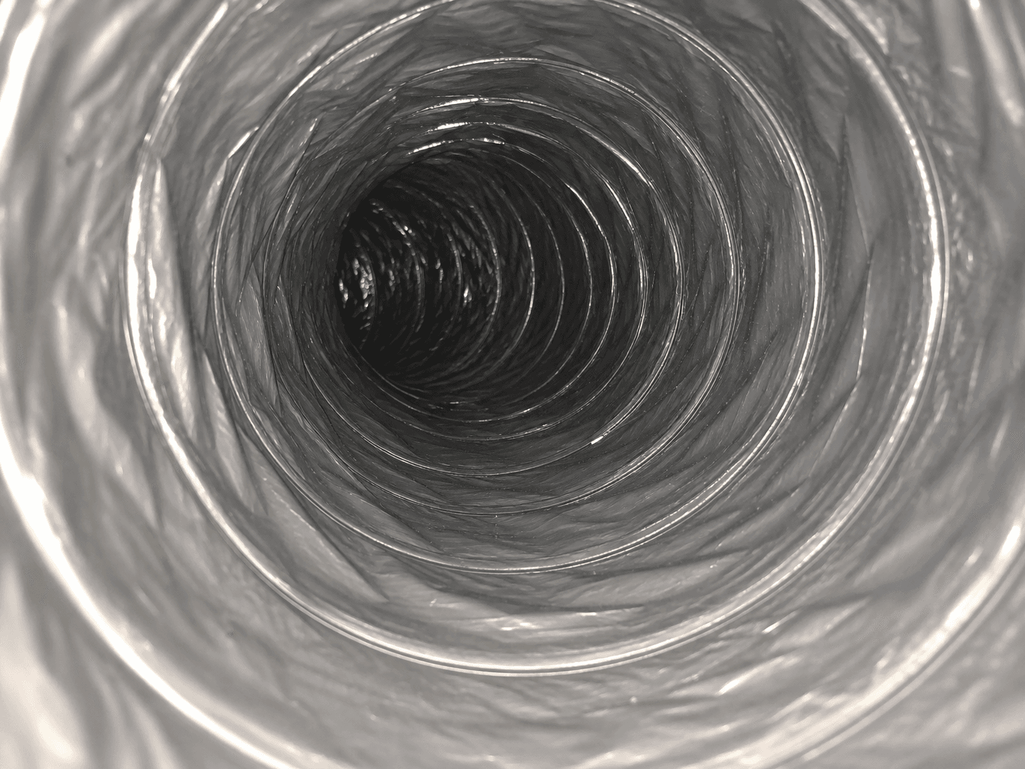 Flexible Duct after air duct cleaning