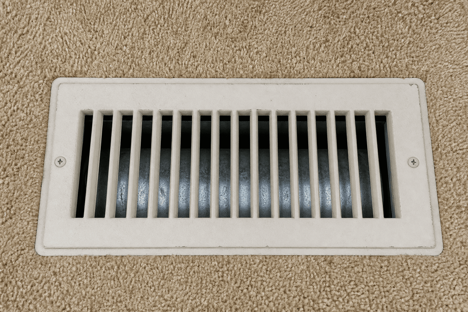 Floor Register after air duct cleaning