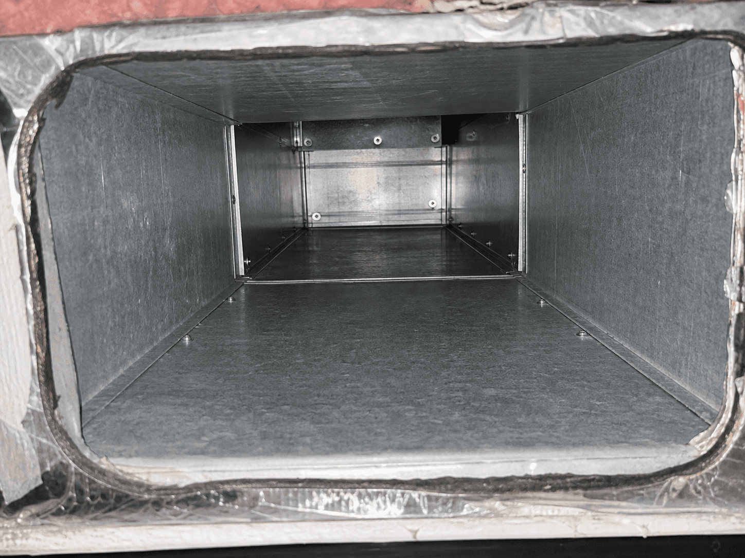 Metal Trunk after air duct cleaning